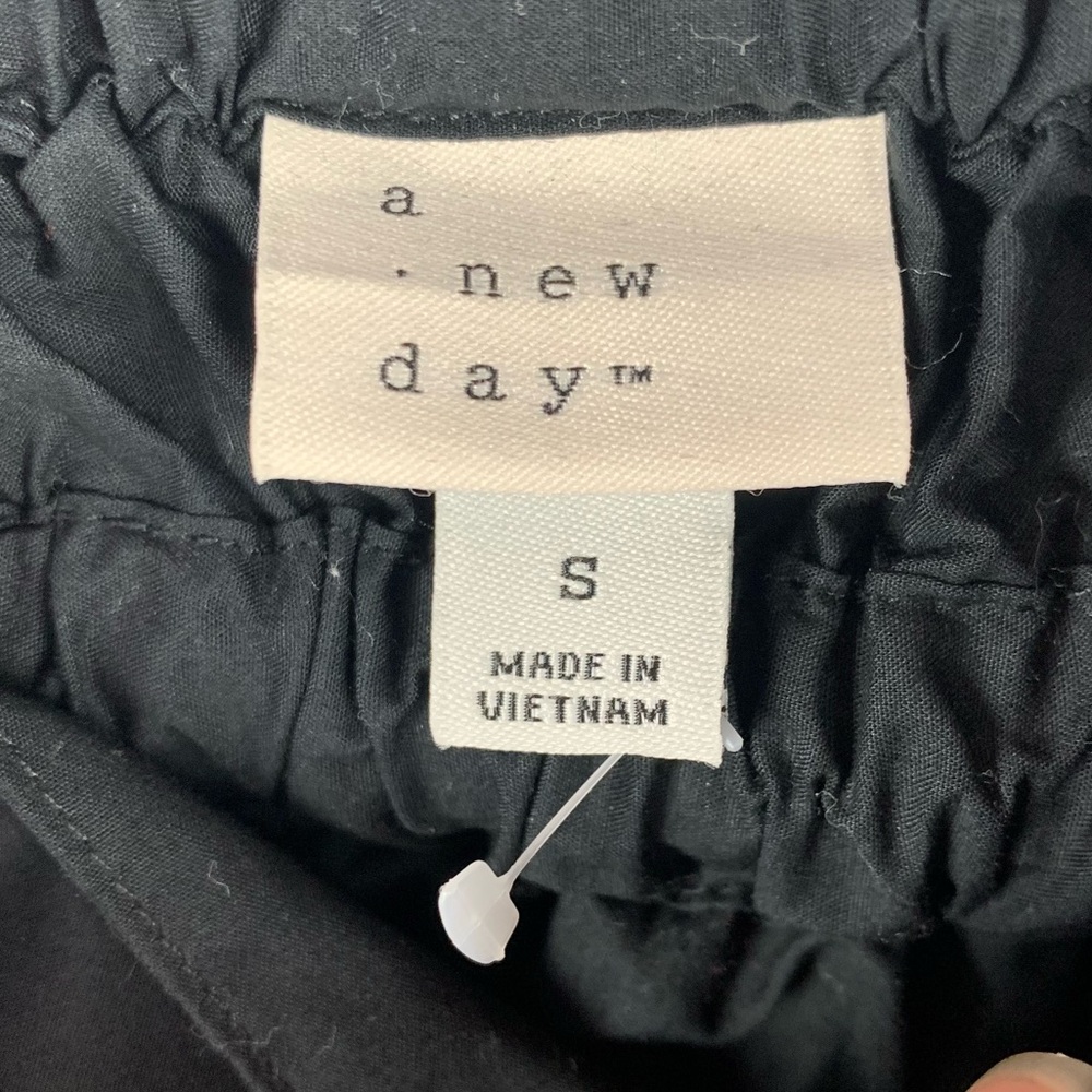 A New Day Classic Black Tank Midi Dress Square Neck - Picture 7 of 8